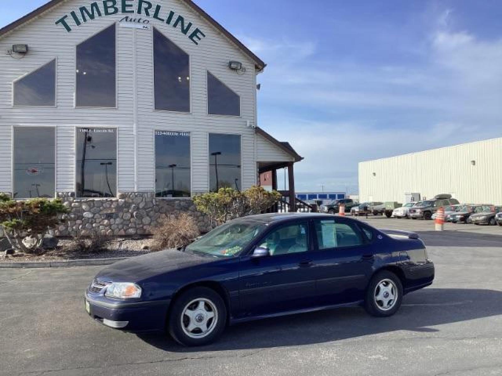 2001 Chevrolet Impala LS (2G1WH55K519) with an 3.8L V6 OHV 12V engine, 4-Speed Automatic transmission, located at 1235 N Woodruff Ave., Idaho Falls, 83401, (208) 523-1053, 43.507172, -112.000488 - New Inventory, call for price and more pictures. At Timberline Auto it is always easy to find a great deal on your next vehicle! Our experienced sales staff can help find the right vehicle will fit your needs. Our knowledgeable finance department has options for almost any credit score. We offer man - Photo #0